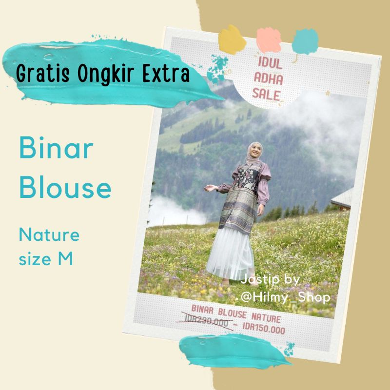 binar Blouse by vanilla Hijab