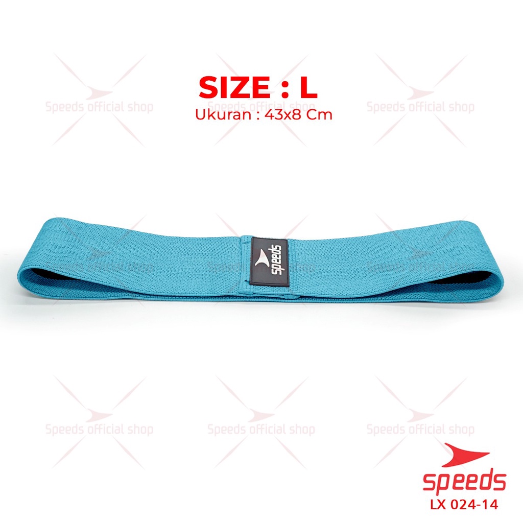 SPEEDS Tali Yoga Hip Bands Resistance Bands Tali Fitness Gym 024-14-024-14 BIRU L