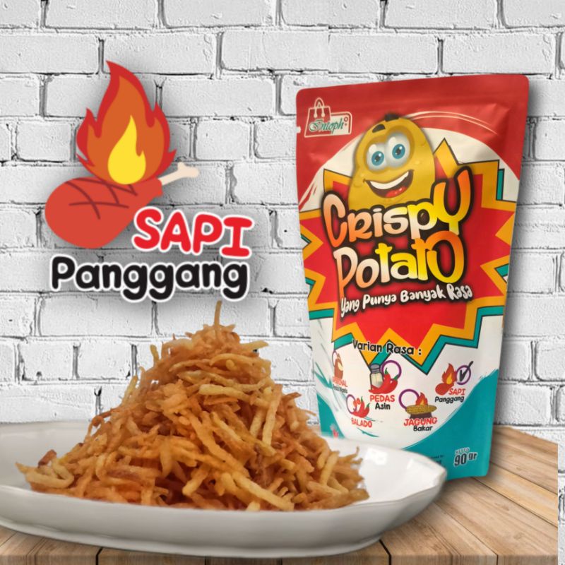 

Crispy Potato / Kentang Mustofa / Kering Kentang - Sapi Panggang