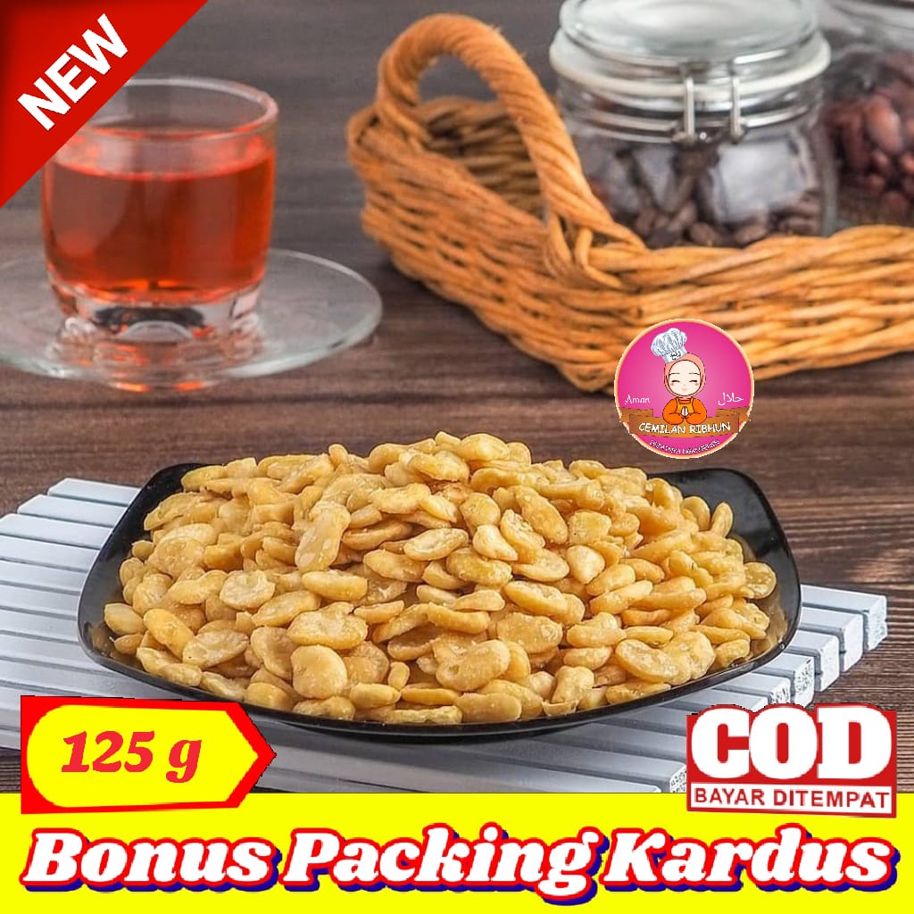 

Kacang Koro Asin 125g / Kacang Merci Original - Cemilan Ribhun - snack kiloan makanan ringan jajanan jadul jajanan murah cemilan sehat