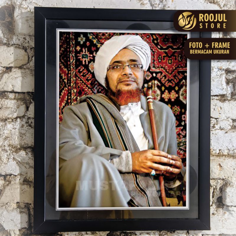 FOTO Habib umar hrs kyai ulama bingkai pigora minimalis