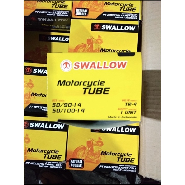 BAN DALAM MOTOR MATIC SWALLOW 50/90-14 , 50/100-14