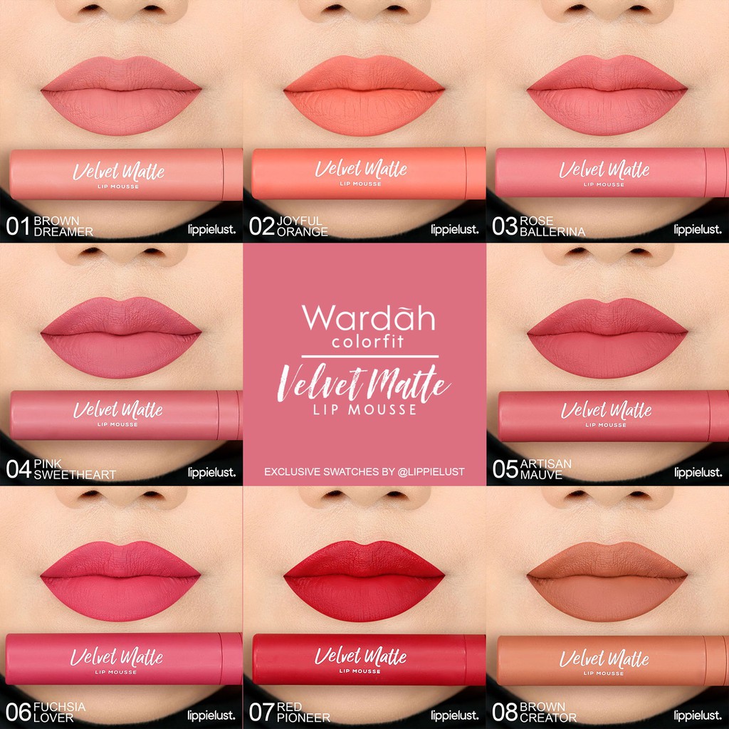 Wardah Colorfit Velvet Matte Lip Mousse