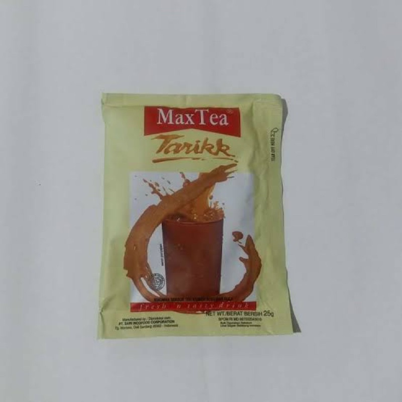 

INDOCAFFE - (10Pcs) MaxTea Teh Tarik 25g