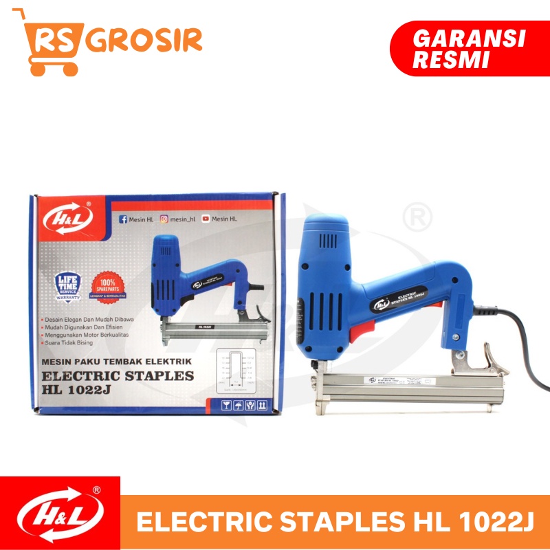 

H&L HL 1022J Staples Gun Electrik Mesin Paku Tembak Listrik Stapler