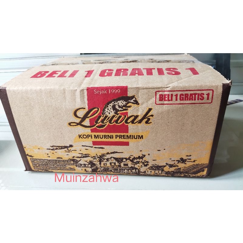 

KOPI LUWAK 7GRAM 1 DUS(150SACHET)/,KOPI LUWAK MURNI 1 DUS