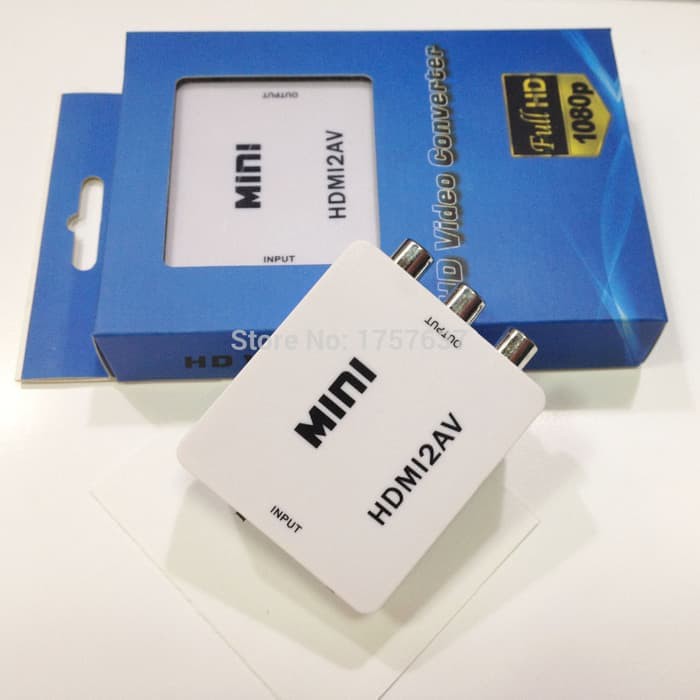 converter HDMI to AV RCA adapter TV tabung