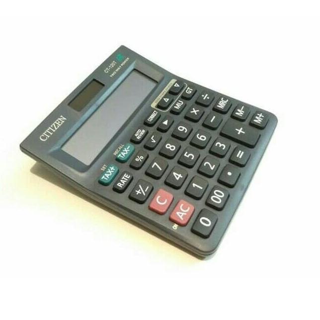 

[KODE FLEAM] Kalkulator Citizen Type CT 120 T - Calculator Citizen 12 Digit CT-120T