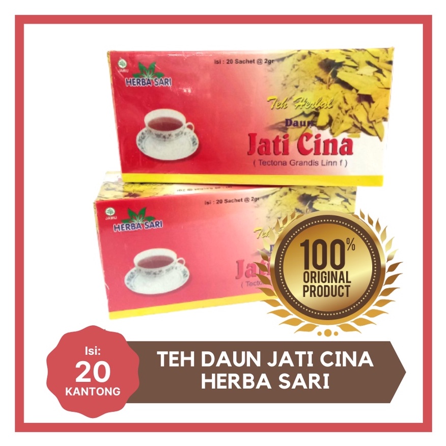 

TEH DIET HERBAL DAUN JATI CINA HERBA SARI