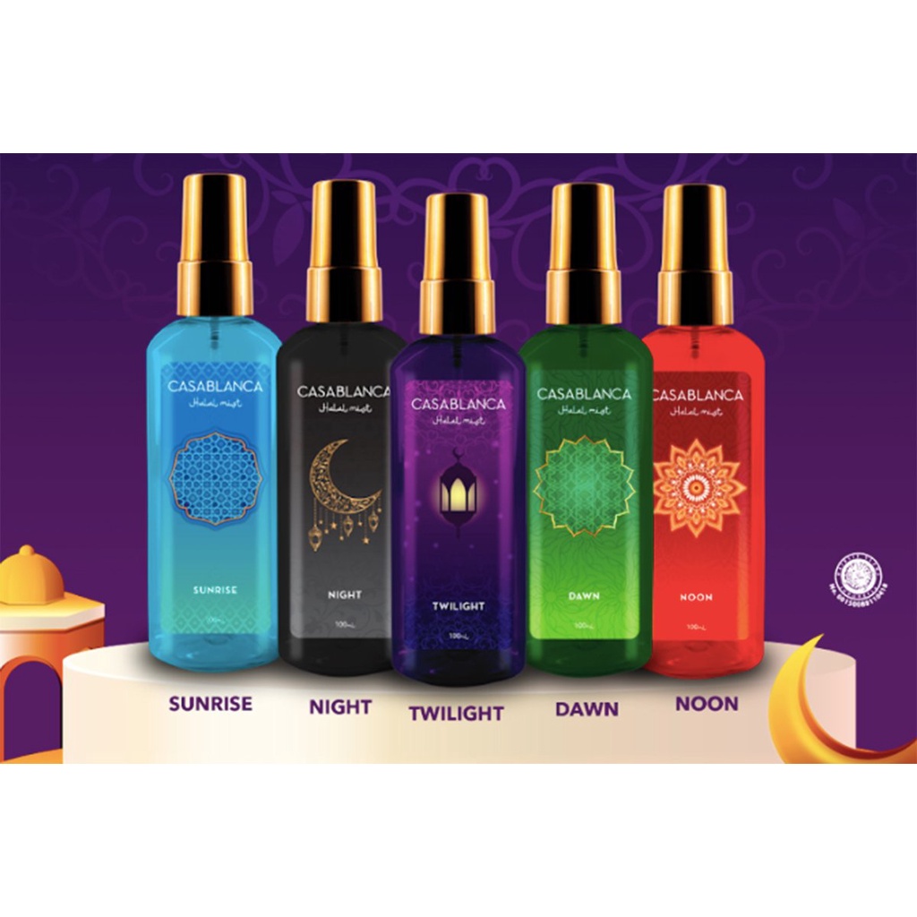 Jual Casablanca Halal Mist 100 ml (New Produk) Shopee Indonesia
