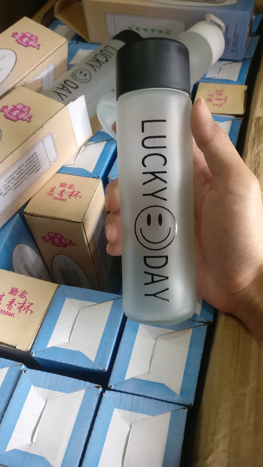 Souvenir Tumbler Kaca Dove Lucky Day 300 Ml
