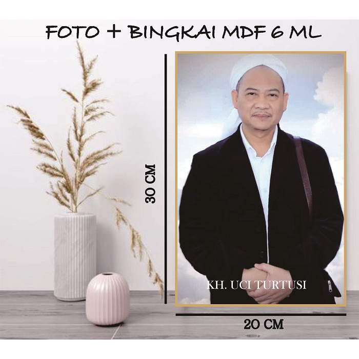 Poster Habaib Ukuran 20 x 30 + Bingkai MDF 6 MM / Poto Habaib / Foto Habaib