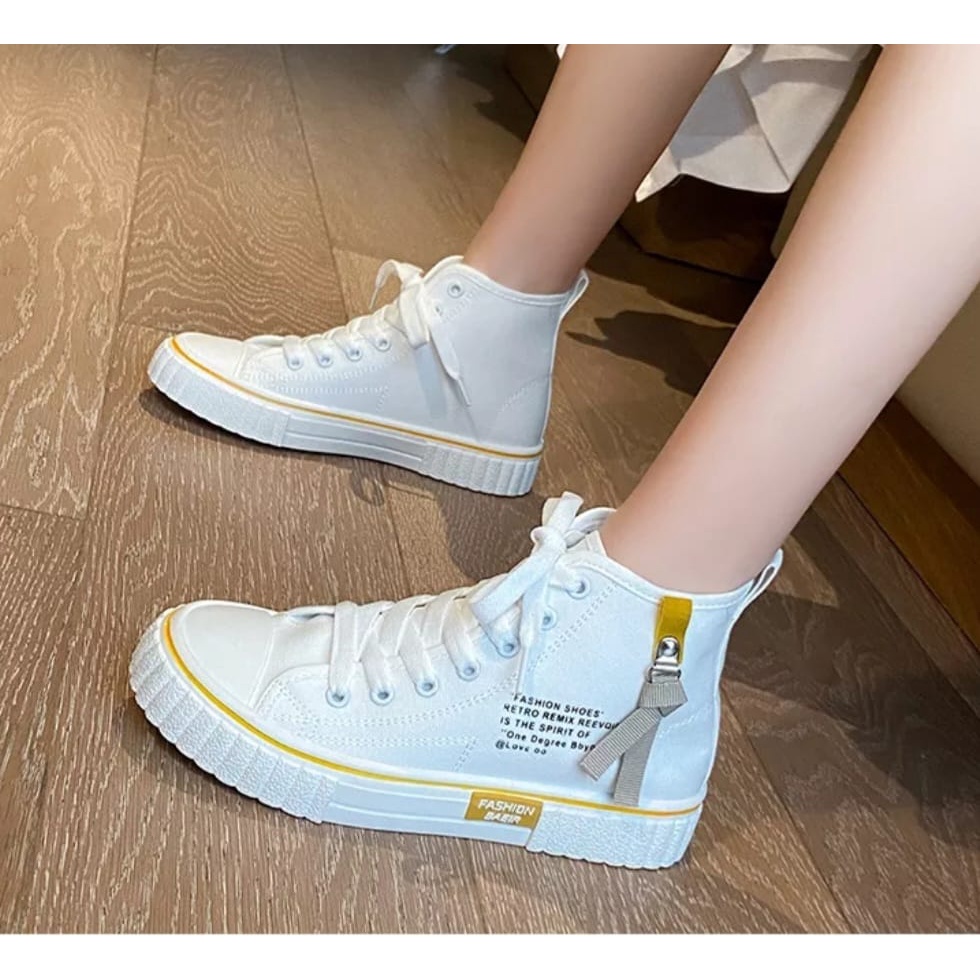 BFS- Sepatu Sneakers Wanita Korean Style Sepatu Sneakers Boots- AS 171-5