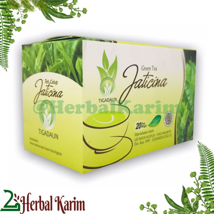 

TEH JATICINA GREEN TEA 20 TEA BAG - TEH HERBAL KAYA MANFAAT