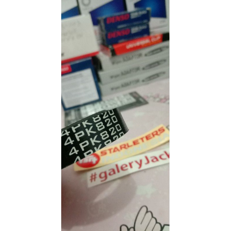 VAN BELT ALTERNATOR STARLET KOTAK DAN KAPSUL 4PK 815