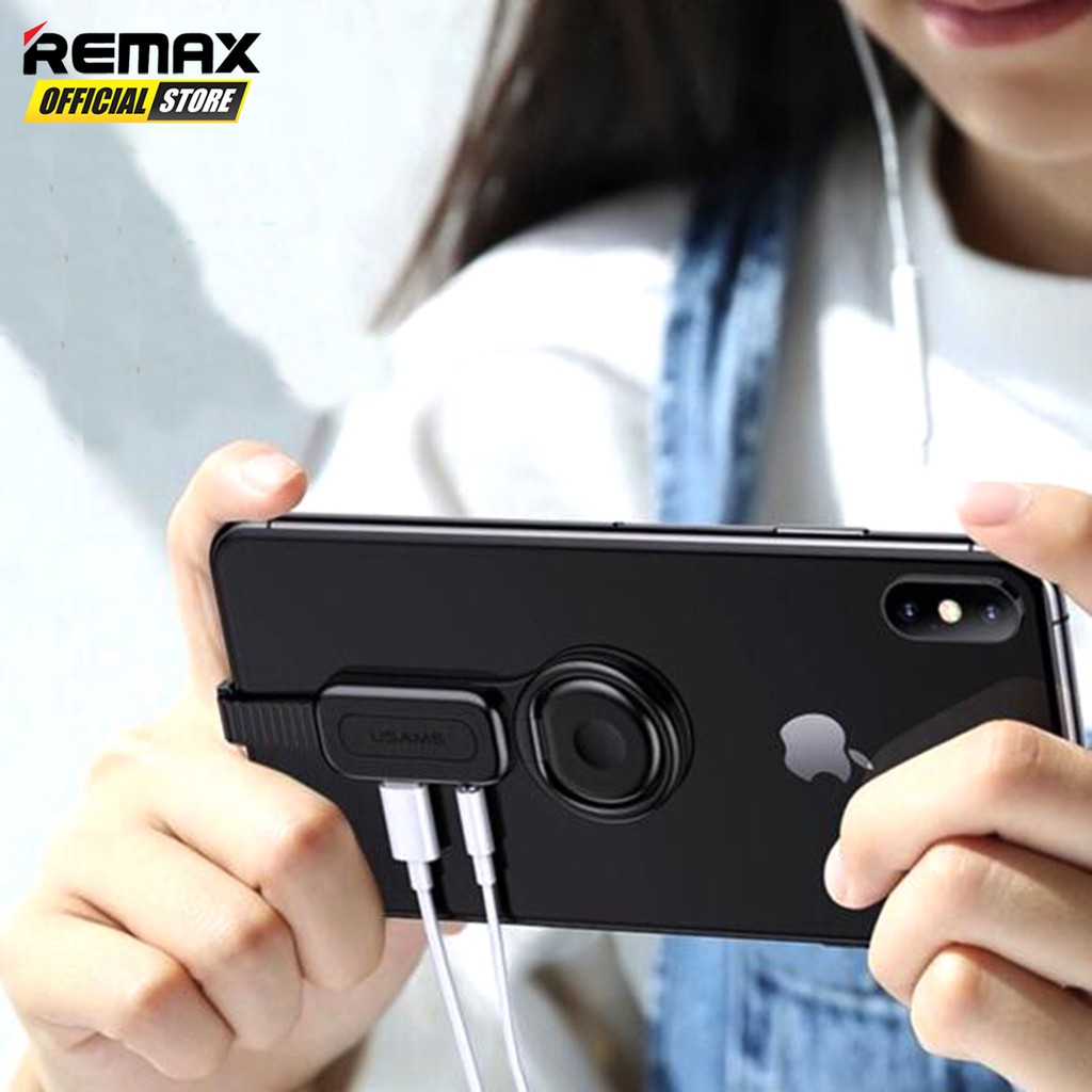 Remax RL-LA08i Audio Adapter With Ring Garansi Resmi / Audio Adapter iPhone