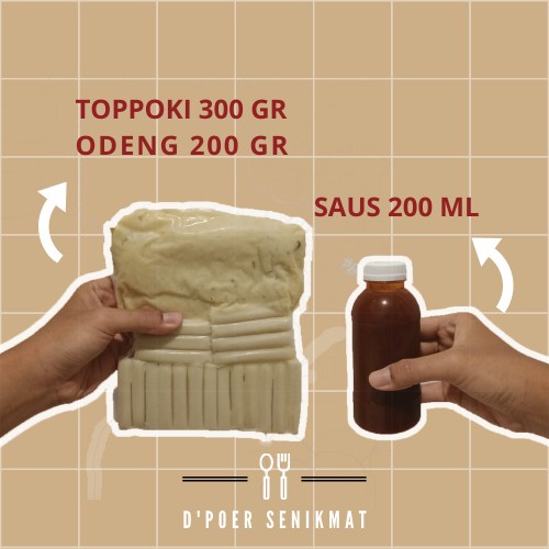 

⭐ COD ⭐ TOPPOKI & ODENG / TOPPOKI/ TOPOKI / CAMILAN KOREA HALAL / SENIKMAT 1