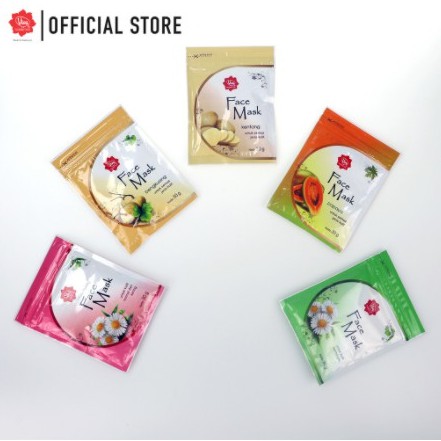VIVA Face Mask - Masker Wajah 30g - Papaya Kentang Bengkuang Normal Kering Berminyak