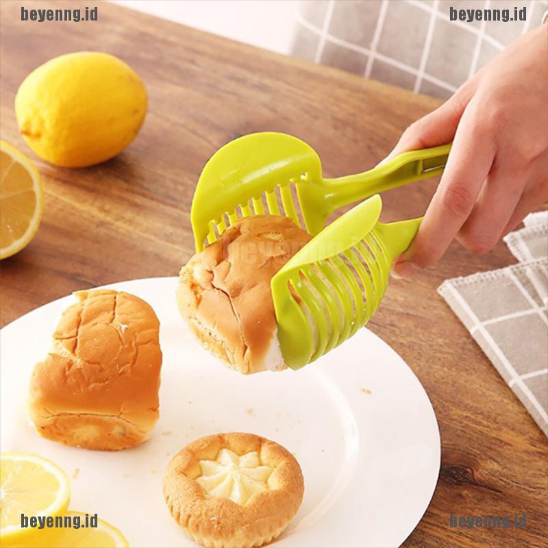 Holder Pengiris Sayuran Buah Kentang Tomat Bawang Lemon Telur Bahan Plastik