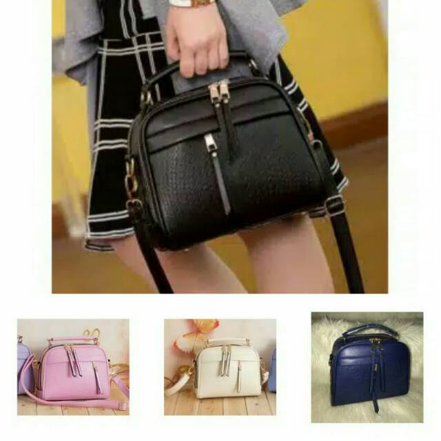 #DISKON ONLY 100RB  N88875 IMPORT NO KW REAL PICTURE TAS IMPORT KOREA SISA PINK