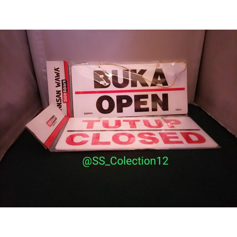 AKRILIK SIGN BUKA-TUTUP