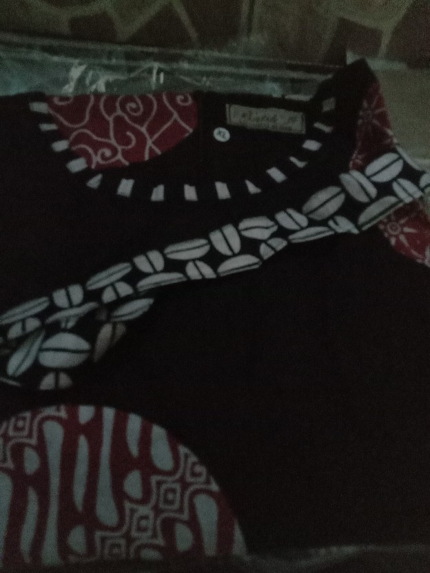 Terlaris Serut Genes Jelita Tunic Navbor Yelbor Whitbor Creambor Tunik Batik Modern Hrb030 D