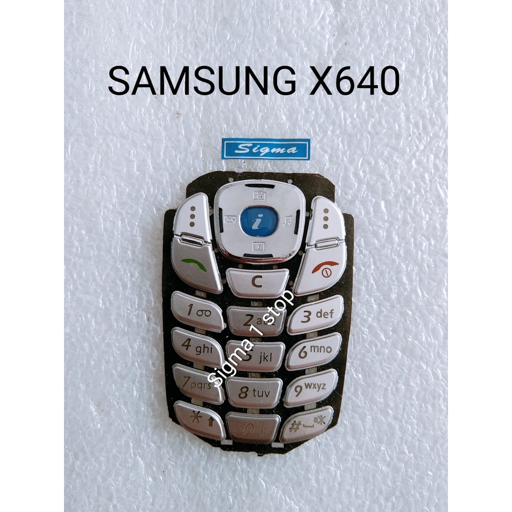 KEYPAD SAMSUNG X640  TOMBOL LUAR  KEYPAD SAMSUNG LIPAT JADUL