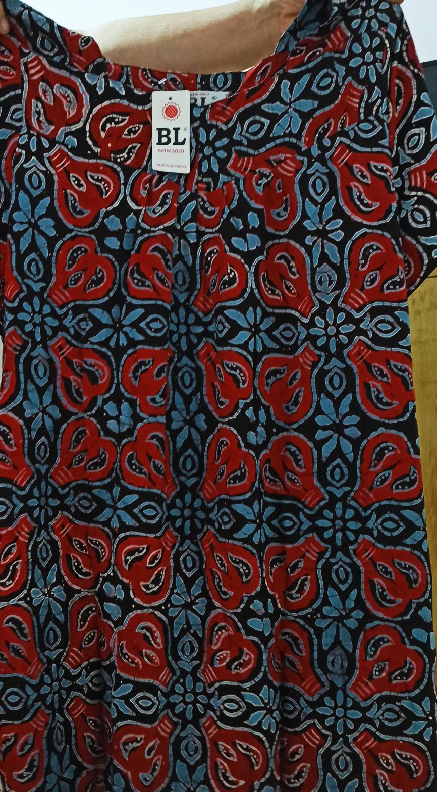Daster Batik Cetak Bl Ukuran Standart Daster Batik Solo Bahan Berkualitas