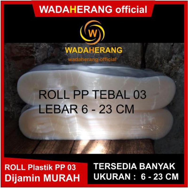 Jual Plastik Roll Pp 03 Kiloan 1 Kg Wadaherang Tebal 03 Lebar 67891011121314151617 4213