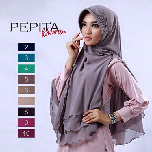 [PROMO] Hijab/Jilbab Khimar Pepita - Jilbab Hijab Khimar Instan segiempat syari motif Instant