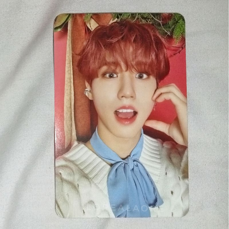 [BOOKED] HAN JISUNG PHOTOCARD CE CHRISTMAS EVEL MERAH