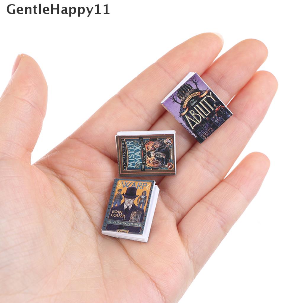 Gentlehappy 1PC Miniatur Buku Mini Dekorasi Rumah Boneka 1: 12