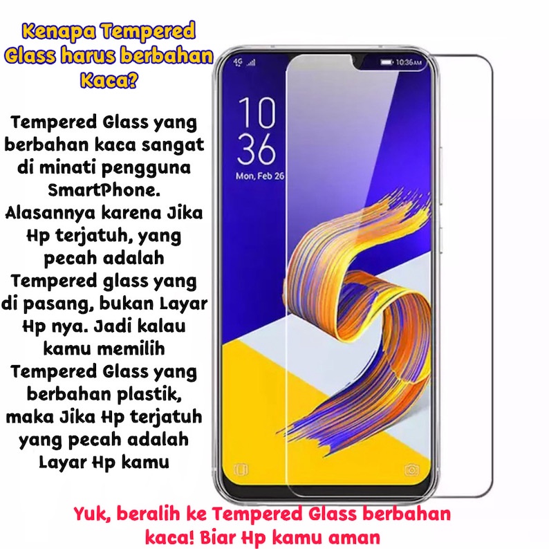 Tempered Glass iPhone Screen Protector 9H Anti Gores Layar iPhone Gorilla Glass