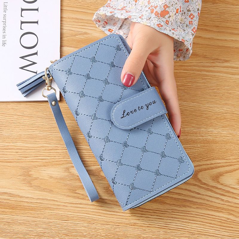 EV D 865-5 dompet panjang wanita Korea style import real pict