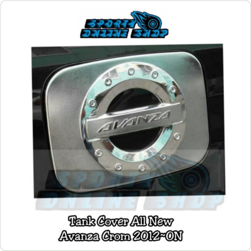 Tank Cover Bensin Avanza 2012-ON Chrome