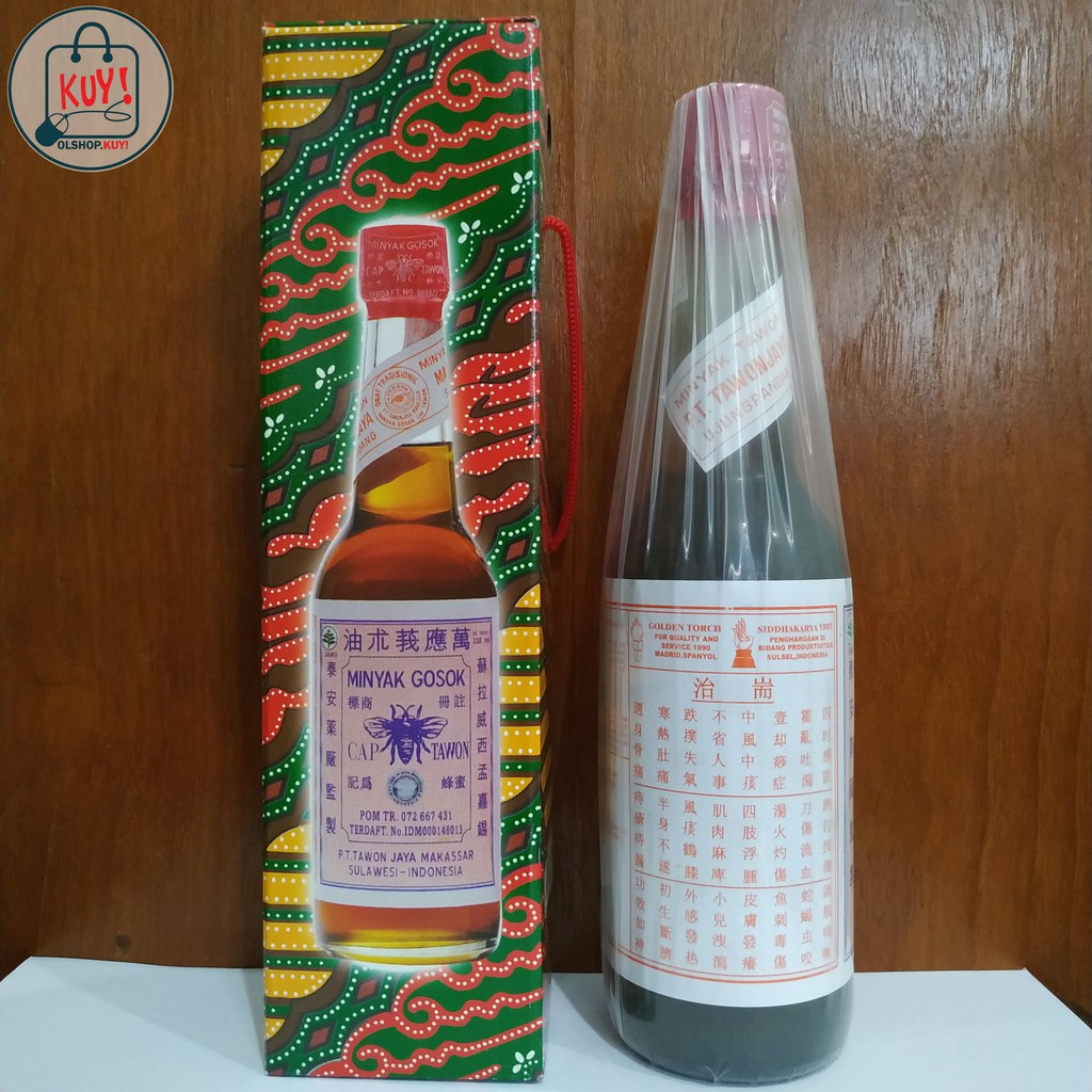 MINYAK GOSOK CAP TAWON (TUTUP MERAH) (330 ML) / MINYAK TRADISIONAL / MINYAK URUT / MINYAK PIJAT