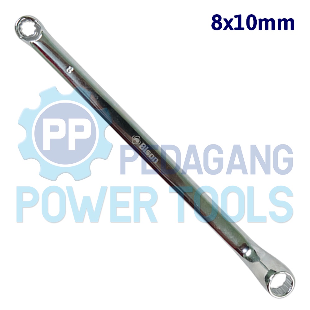 BISON KUNCI RING 8 X 10 MM ALAT BUKA BAUT MUR SPANNER WRENCH 8X10