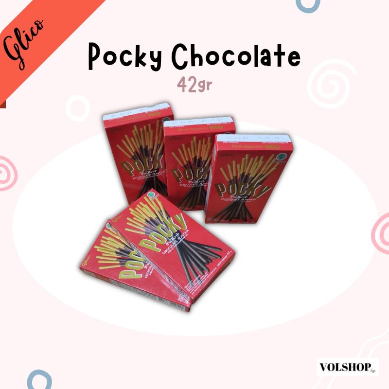 POCKY STRAWBERRY CHOCOLATE GLICO STICK RASA SNACK ULTAH CAMILAN 42gr