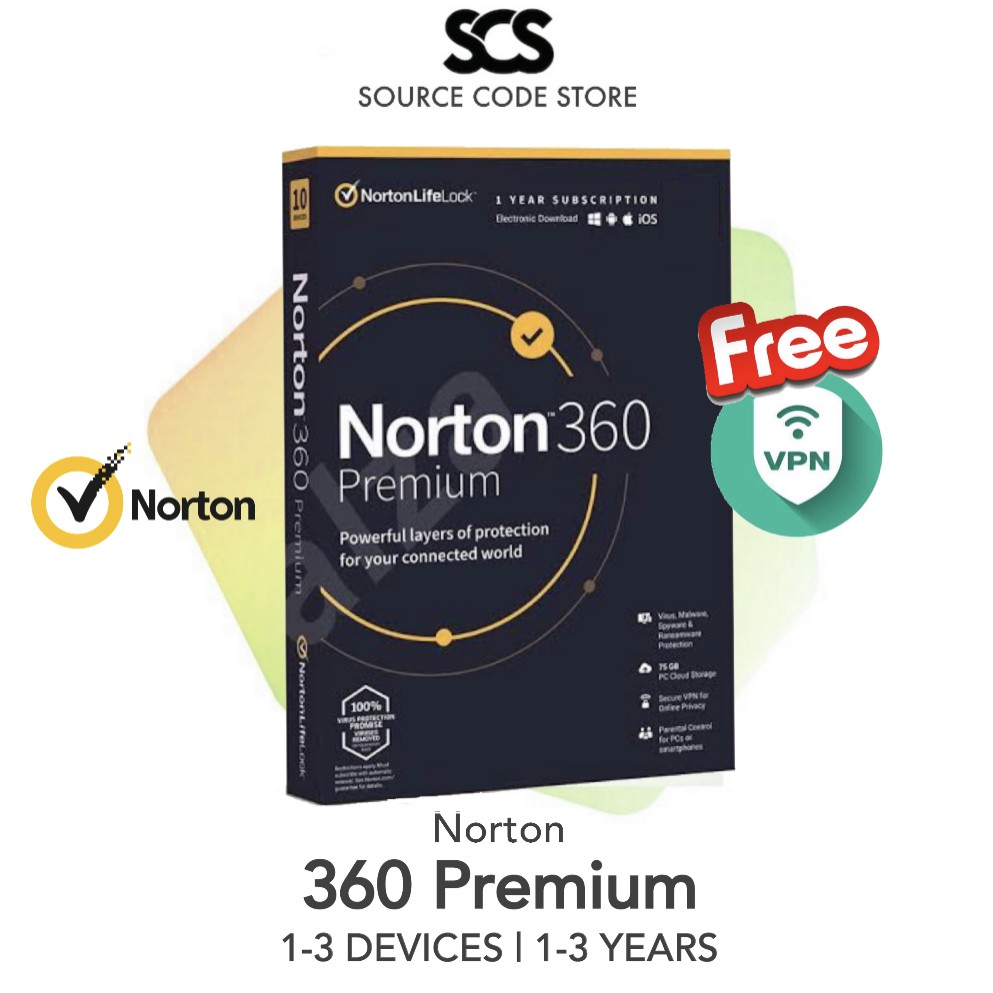 Antivirus Norton 360 Premium Latest Version - ORIGINAL