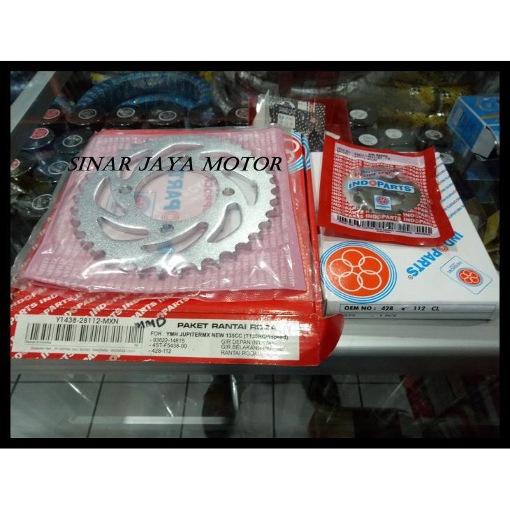 Gir Set/ Gear Set/Chain Kit Indopart/Indoparts Jupiter MX New