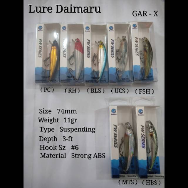 Lure Umpan Murah Daimaru Gar-x .