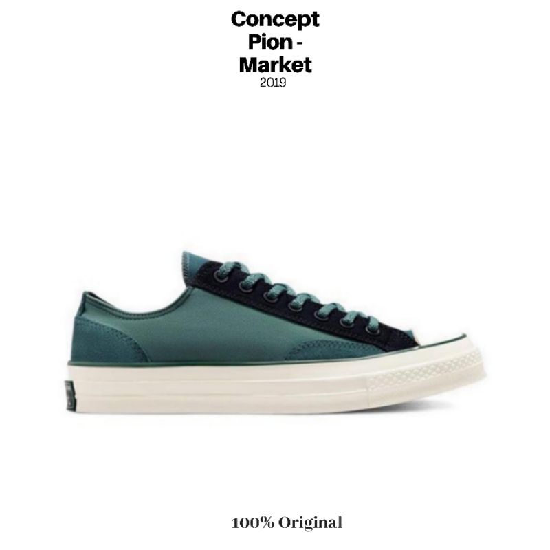 Converse Chuck 70 Court Fusion OX Cool Sage/Black/Egret
