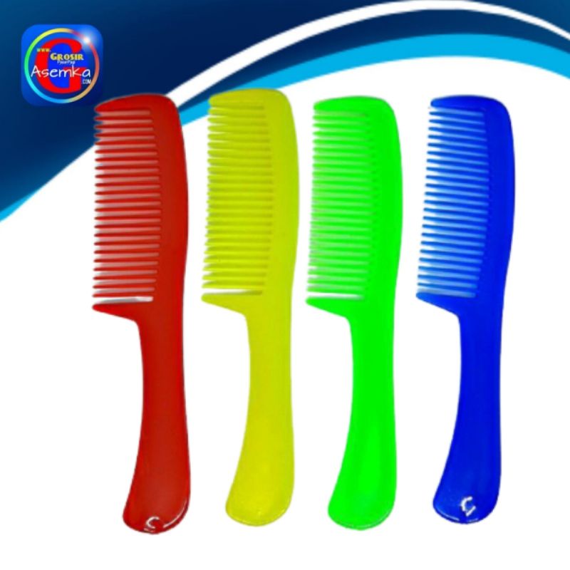 GPA Sisir Rambut Warna Cerah Produk Fuji Grosir (12pcs)