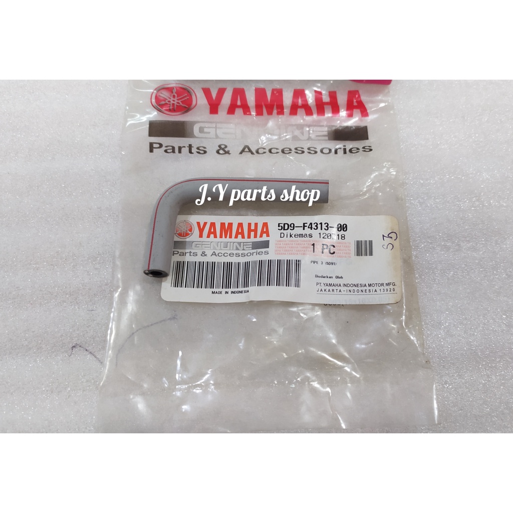 PIPE 3 PIPA SELANG HISAP HAWA UDARA VACUM VAKUM PENDEK JUPITER Z NEW 115 ROBOT VEGA ZR RR ORIGINAL YGP 5D9-F4313-00