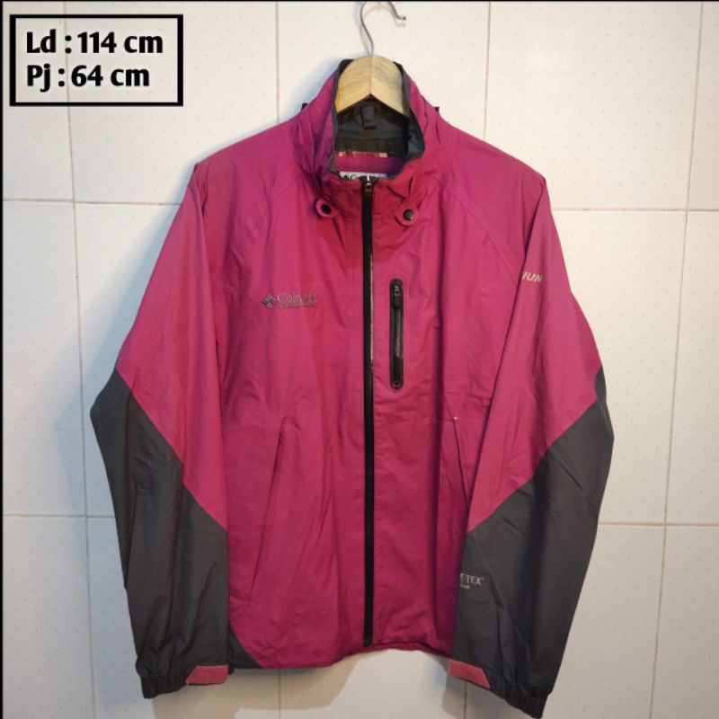 COLUMBIA preloved branded jaket pria wanita cewek cowok thrift pl bekas second jacket parasut outdoo