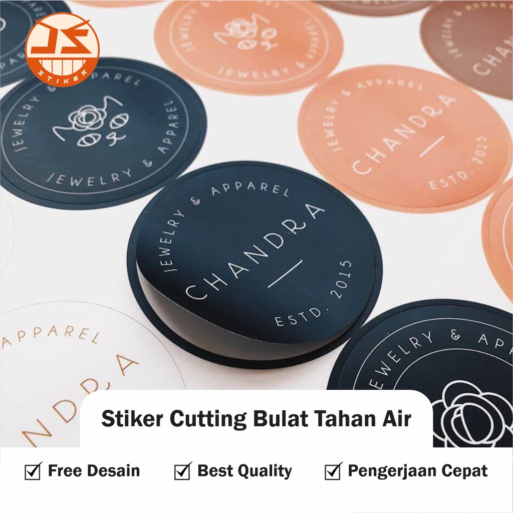 

Cetak Stiker Label Bulat Vinyl / Sticker Label Kemasan Makanan Minuman Vinyl