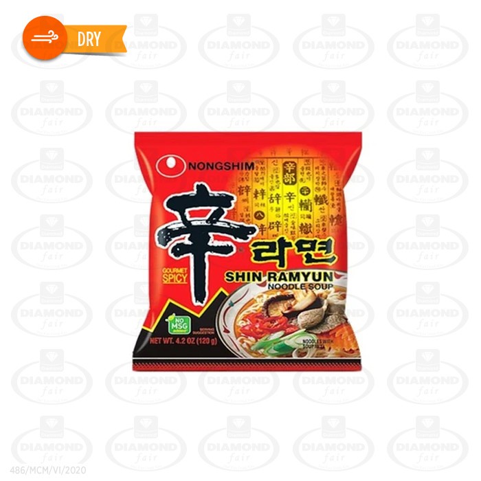 

impor-mie- nfh shin ramyun spicy mushroom 120 gr -mie-impor.