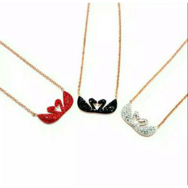 Kalung Titanium Angsa Putih Kepala 2 N10072104