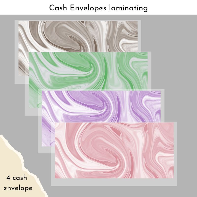 

amplop tabungan laminating motif marble