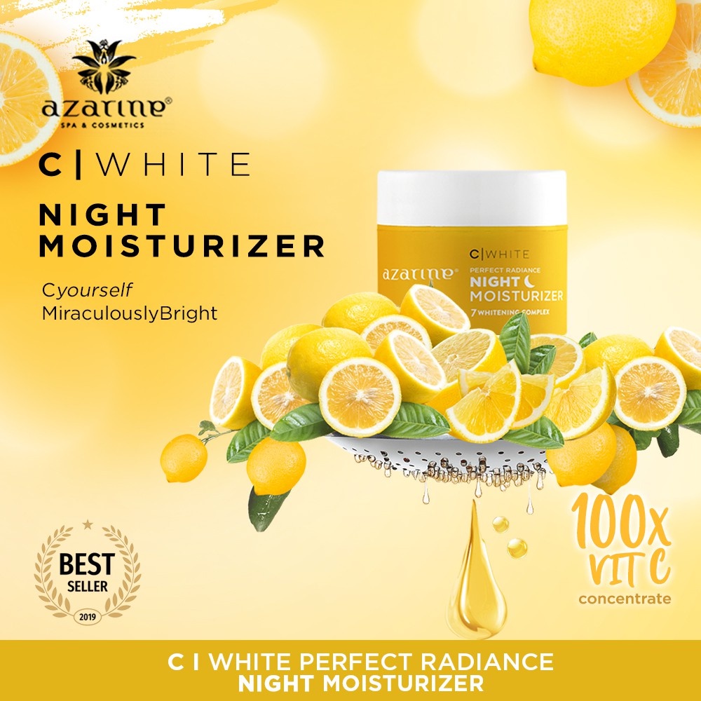 ⭐️ Beauty Expert ⭐️ Azarine C White Perfect Radiance Night Moisturizer 25g